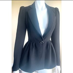 Anthropologie: Leifsdottir Peplum Blazer Size 2